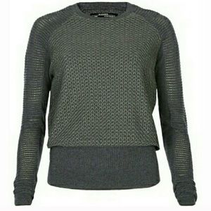 ALLSAINTS Trelone Charcoal Grey Raglan Sweater 2